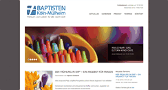 Desktop Screenshot of baptisten-koeln.de